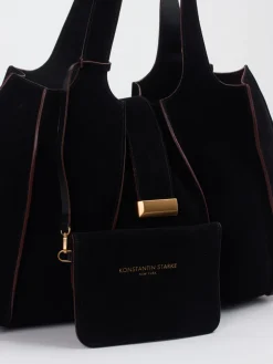 – Shopper aus Veloursleder*Konstantin Starke Discount