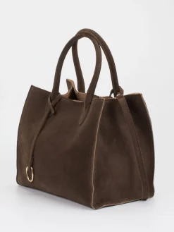 – Shopper aus Veloursleder Dunkel*Konstantin Starke Sale