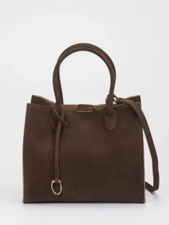 – Shopper aus Veloursleder Dunkel*Konstantin Starke Sale