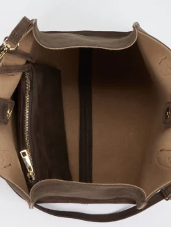 – Shopper aus Veloursleder Dunkel*Konstantin Starke Sale