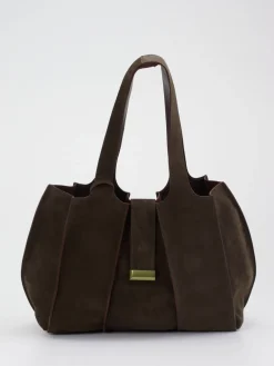 – Shopper aus Veloursleder Dunkel*Konstantin Starke Discount