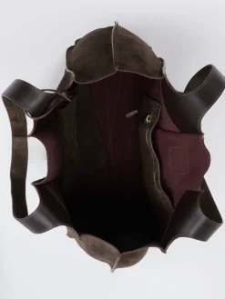 – Shopper aus Veloursleder Dunkel*Konstantin Starke Discount