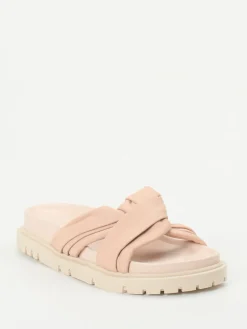 – Slides aus Kalbleder Rosébeige*Konstantin Starke Hot