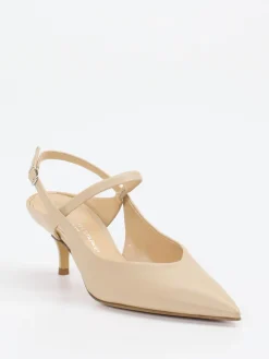 Damen Konstantin Starke – Slingback-Pumps aus Lammleder beige