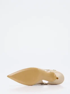 Damen Konstantin Starke – Slingback-Pumps aus Lammleder beige