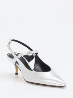 – Slingback-Pumps aus Metallicleder*Konstantin Starke Best