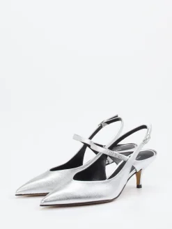 – Slingback-Pumps aus Metallicleder*Konstantin Starke Best