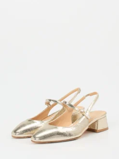 – Slingback-Pumps aus Metallicleder*Konstantin Starke Online
