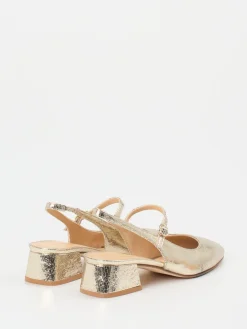 – Slingback-Pumps aus Metallicleder*Konstantin Starke Online