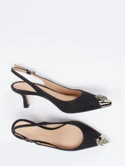 Damen Konstantin Starke – Slingback-Pumps aus Glitzertextil