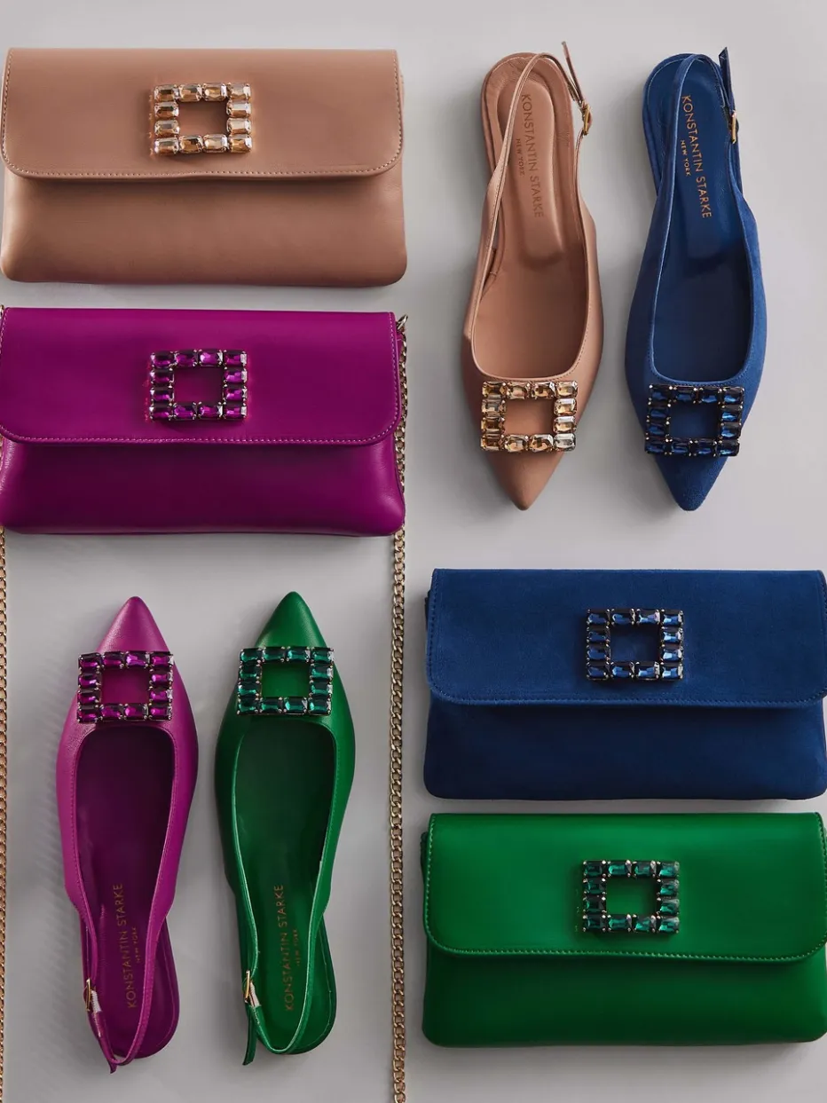 Damen Konstantin Starke – Slingback-Ballerinas aus Lammleder