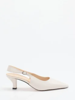 – Slingback-Pumps aus Lammleder Elfenbein*Konstantin Starke Discount