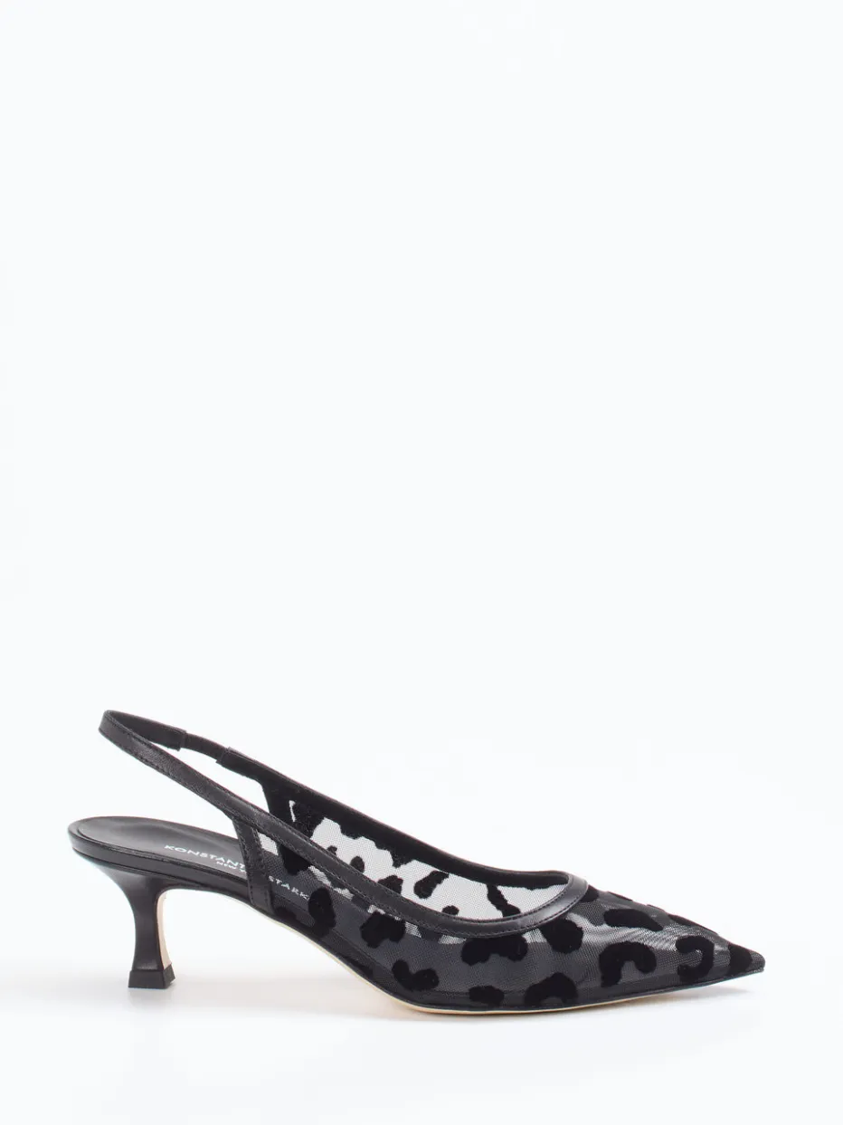 Damen Konstantin Starke – Slingback-Pumps aus Netzspitze