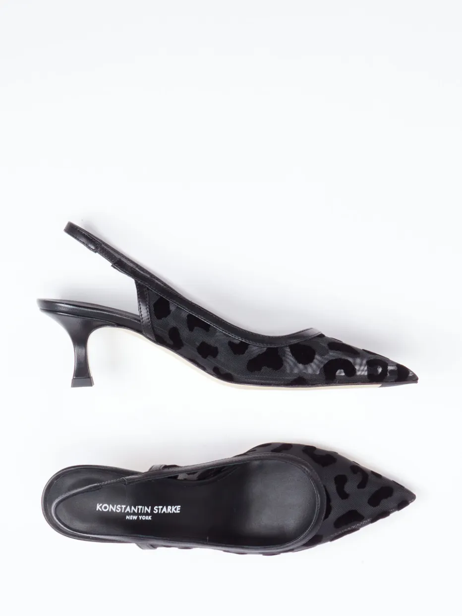 Damen Konstantin Starke – Slingback-Pumps aus Netzspitze