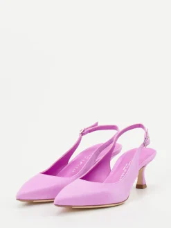 – Slingback-Pumps aus Veloursleder Pink*Konstantin Starke Sale