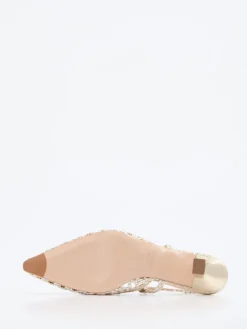 – Slingback-Pumps aus Flechtleder Gold*Konstantin Starke Clearance