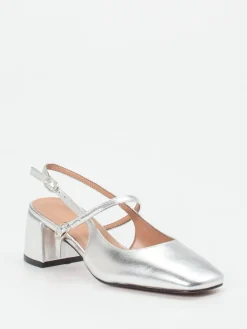 – Slingback-Pumps aus Metallicleder*Konstantin Starke Clearance