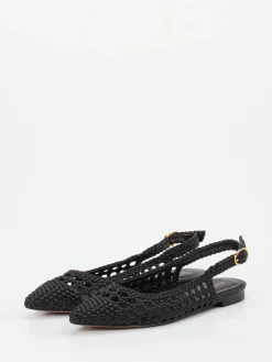 Damen Konstantin Starke – Slingback-Ballerinas aus Flechtleder