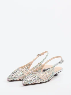 – Slingback-Ballerinas aus Flechtleder color*Konstantin Starke New