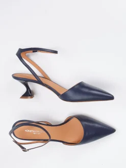 – Slingback-Pumps aus Lammleder dunkel*Konstantin Starke New