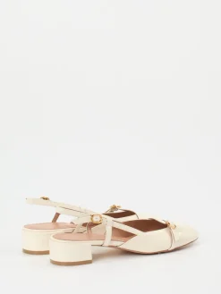 – Slingback-Pumps aus Lackleder cremeweiß*Konstantin Starke Clearance