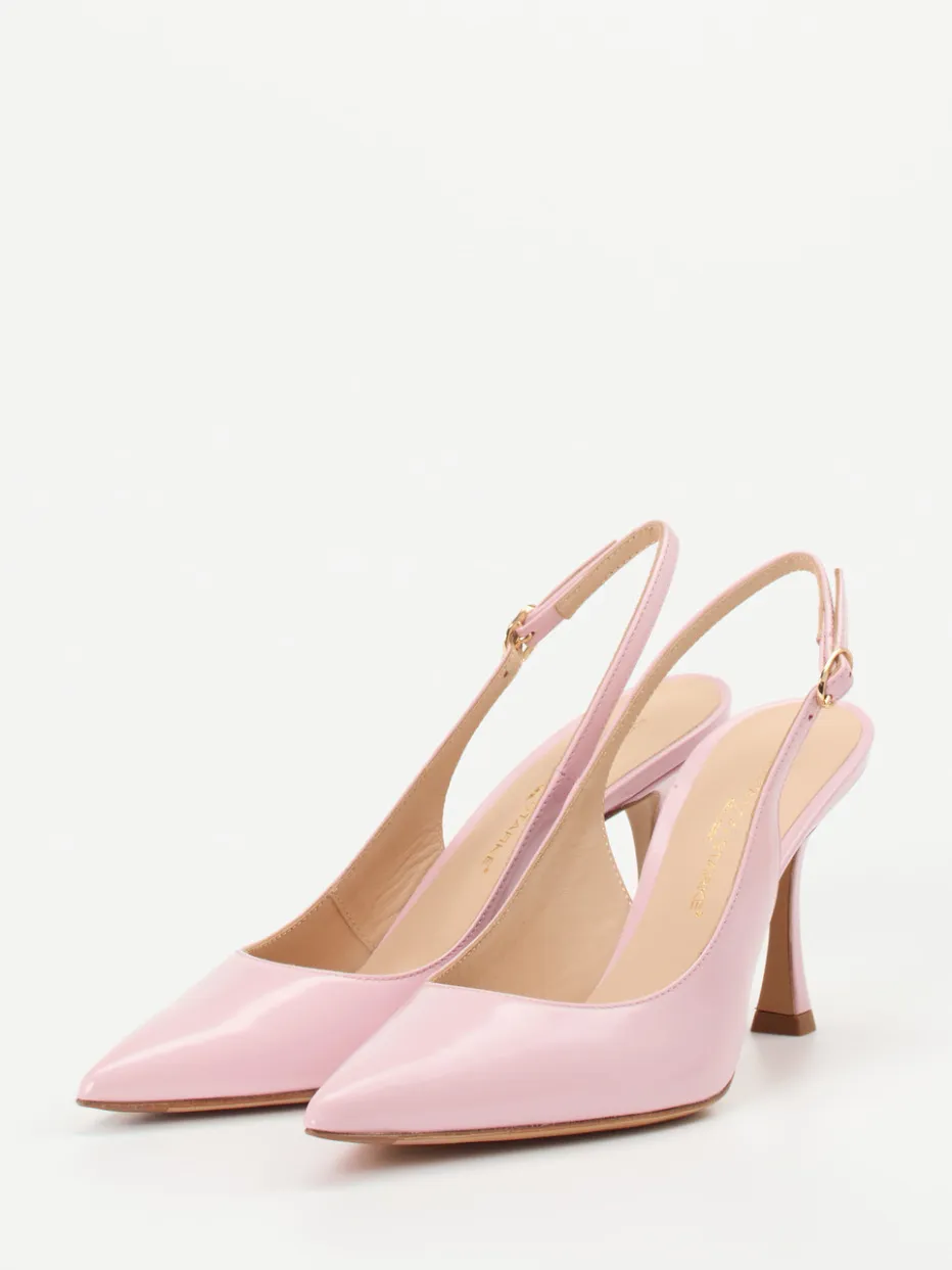 Damen Konstantin Starke – Slingback-Pumps aus Hochglanzleder