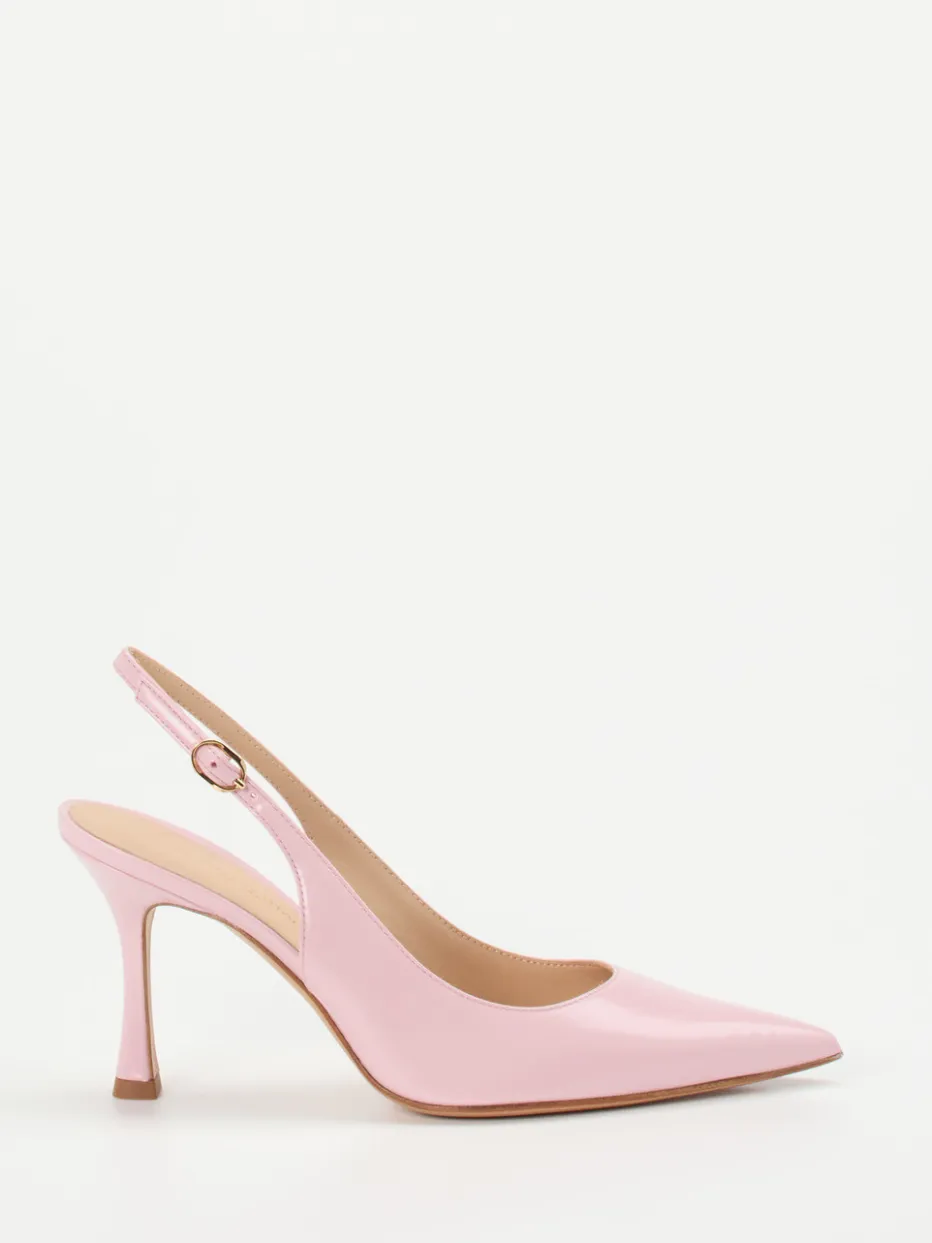Damen Konstantin Starke – Slingback-Pumps aus Hochglanzleder