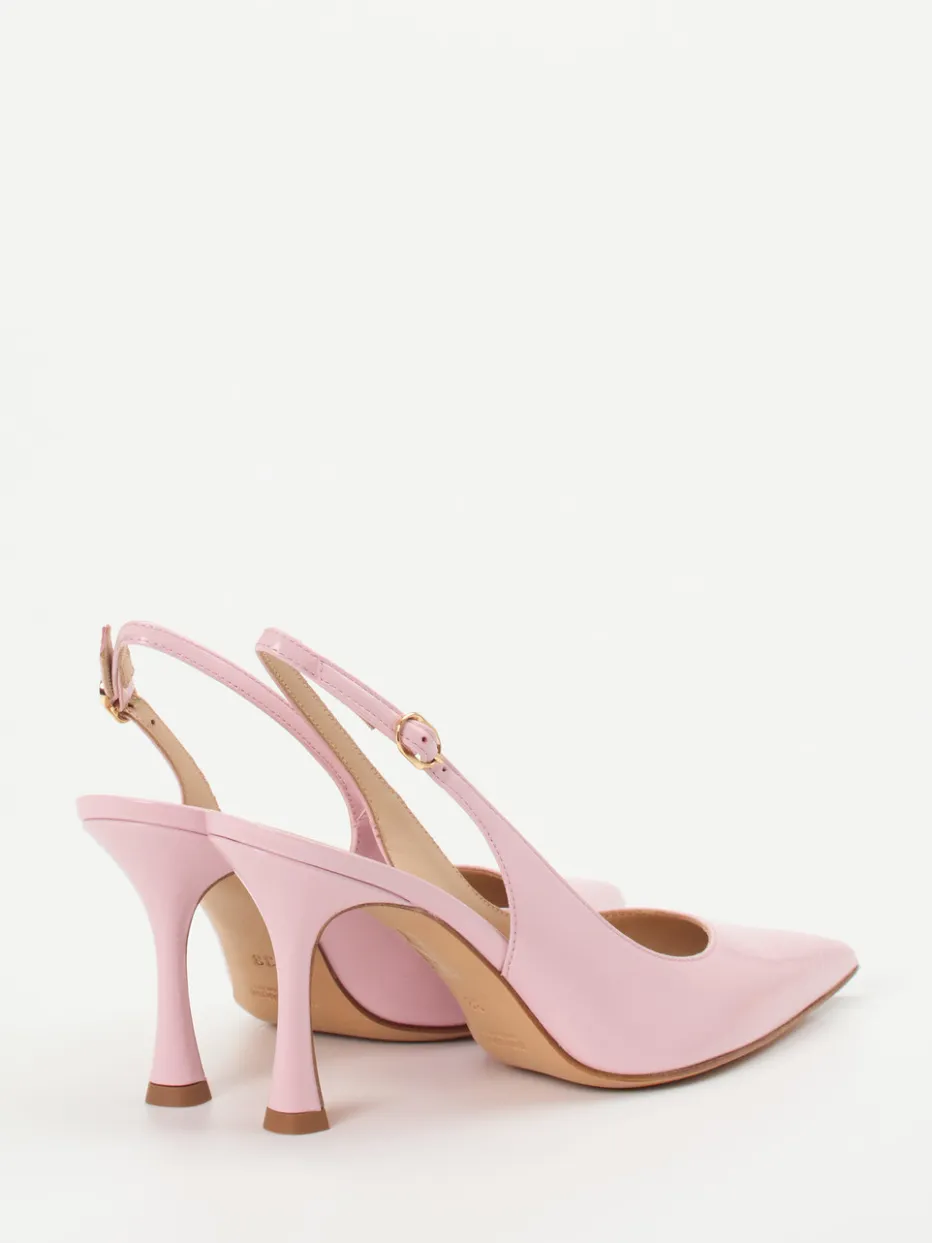 Damen Konstantin Starke – Slingback-Pumps aus Hochglanzleder