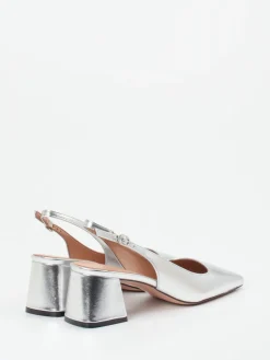 – Slingback-Pumps aus Metallicleder*Konstantin Starke Discount