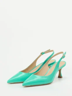 – Slingback-Pumps aus Hochglanzleder Türkisgrün*Konstantin Starke Best