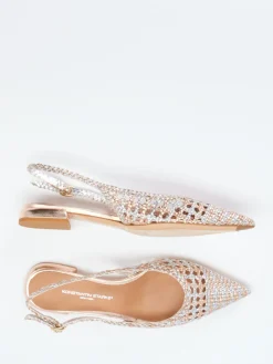 – Slingback-Ballerinas aus Flechtleder Roségold*Konstantin Starke Sale