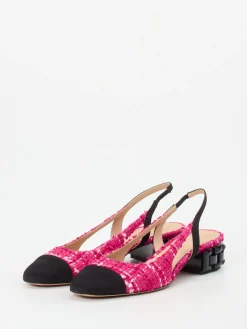 – Slingback-Pumps aus Bouclé-Textil*Konstantin Starke Hot