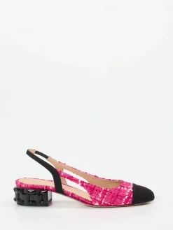 – Slingback-Pumps aus Bouclé-Textil*Konstantin Starke Hot