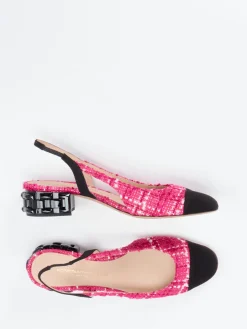 – Slingback-Pumps aus Bouclé-Textil*Konstantin Starke Hot