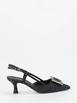 Damen Konstantin Starke – Slingback-Pumps aus Flechtleder