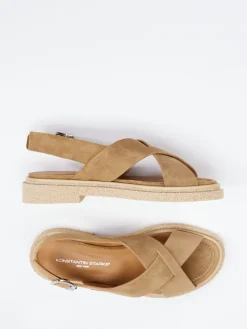 – Slingback-Sandale aus Veloursleder sand*Konstantin Starke Clearance