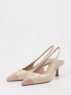 – Slingback-Pumps aus Lackleder Creme*Konstantin Starke Online
