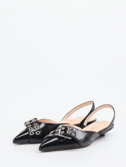 Damen Konstantin Starke – Slingback-Ballerinas aus Lackleder