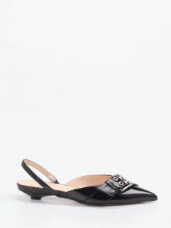 Damen Konstantin Starke – Slingback-Ballerinas aus Lackleder