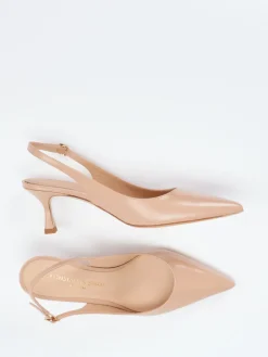 – Slingpumps aus Hochglanzleder*Konstantin Starke New