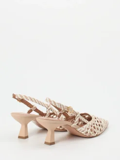 – Slingpumps aus Flechtleder*Konstantin Starke Outlet