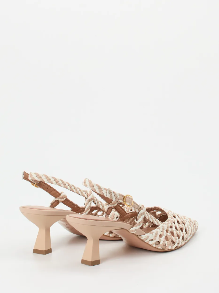 – Slingpumps aus Flechtleder*Konstantin Starke Outlet