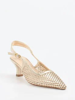 – Slingpumps aus Metallicleder*Konstantin Starke Discount