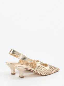 – Slingpumps aus Metallicleder*Konstantin Starke Discount