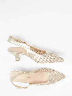 – Slingpumps aus Metallicleder*Konstantin Starke Discount