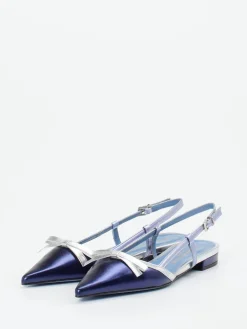 – Slingpumps aus Metallicleder*Konstantin Starke