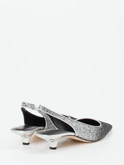 – Slingpumps aus Metallicleder*Konstantin Starke Clearance