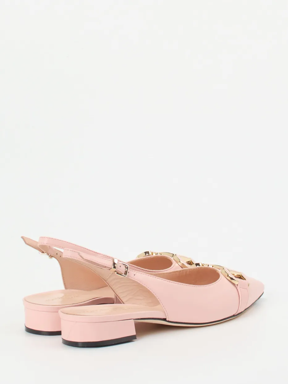 Damen Konstantin Starke – Slingpumps aus Lammleder in Rosé