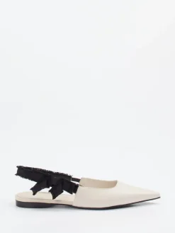 Damen Konstantin Starke – Slingpumps aus Kalbleder cremeweiß