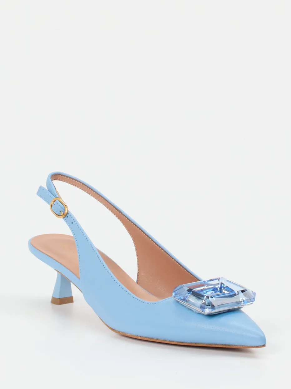 – Slingpumps aus Lammleder Himmel*Konstantin Starke New